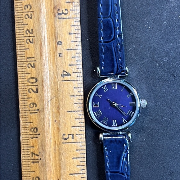 Marks & Spencer petite Blue Fashion Quartz Ladies Watch- Fresh Battery - Picture 2 of 8